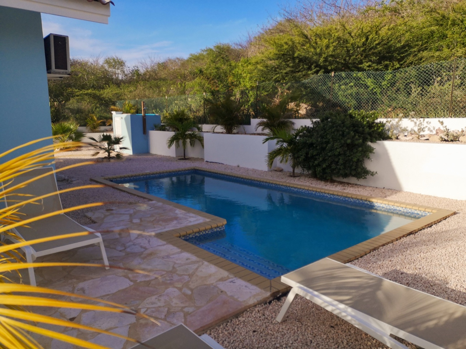 Pool mit privatsphäre und Aussendusche Villa Buena Vista auf Curacao