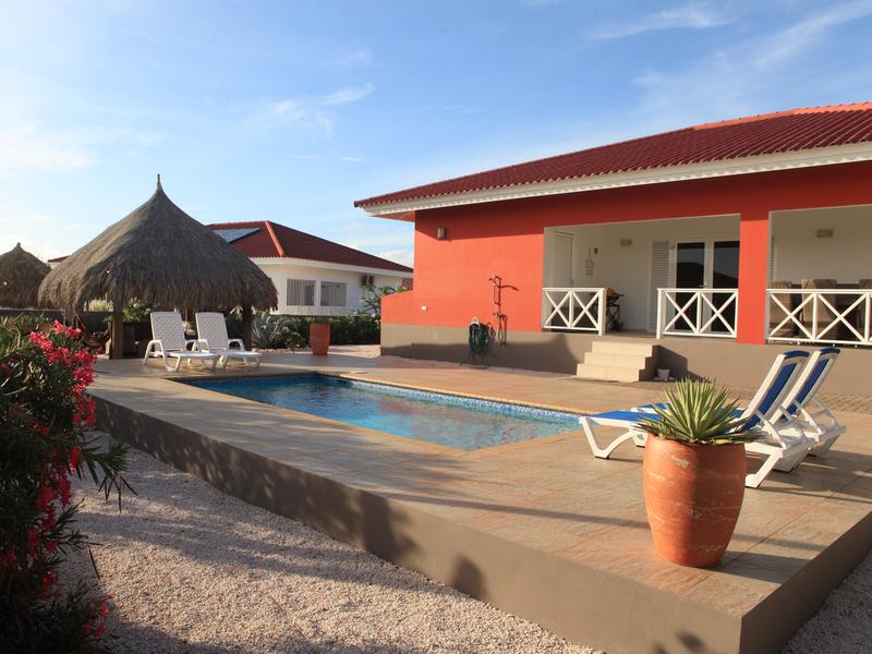 Ferienvilla mit Pool im Villapark Fontein auf CUracao