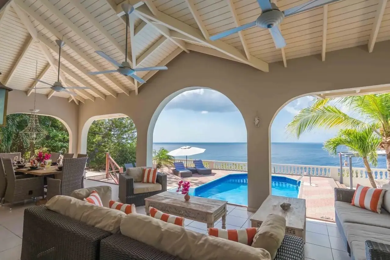 villa für einen traumurlaub auf curacao