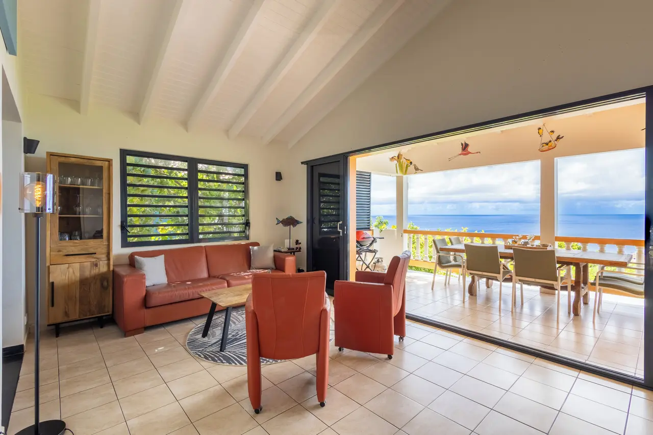 villa mit meerblick auf curacao