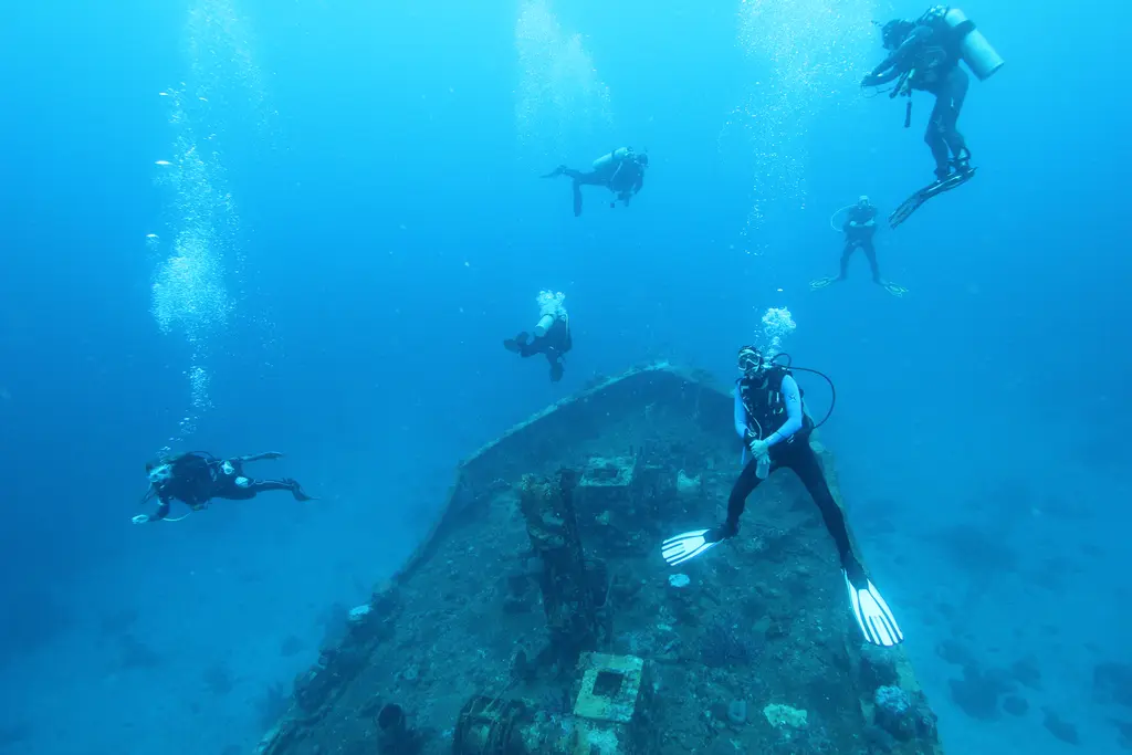 Tauchen in Curacao mit einer Gruppe Tauchen in Curacao mit einer Gruppe